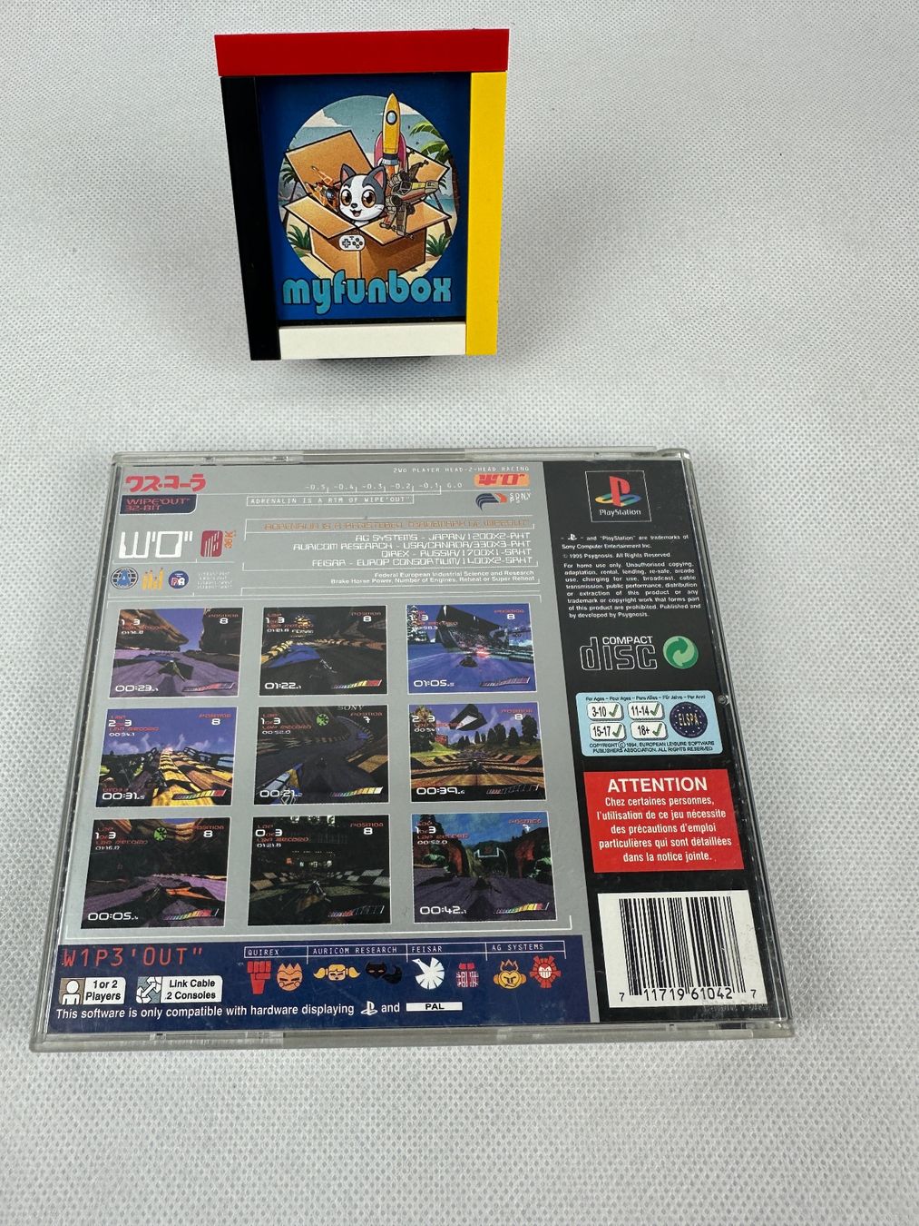 Giochi: Playstation 1 PSX  PS1 WipEout – Usato da Kappel SO venduto da MyFunBox 1