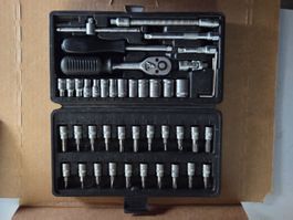 Toolcraft Steckschlüsselsatz mit Ratsche – vollständig
