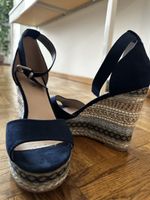 Damen Keilsandalen von Catwalk, Gr. 37, Dunkelblau