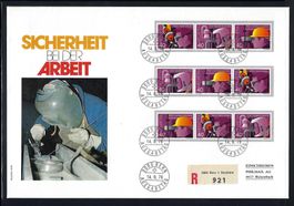 1978, SUVA, ILLUSTR. FDC Z/75-77 ET-0 14.9, SBK 100.- SELTEN