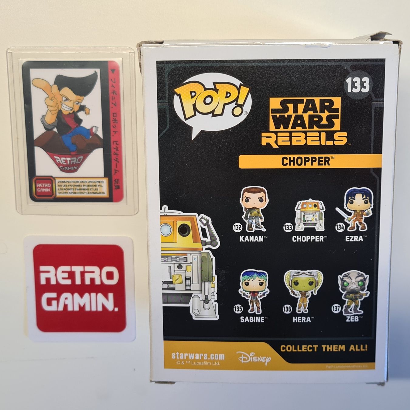 Statuette: Funko Pop - Star Wars Rebels Chopper -  133 - NEUF – Nuovo e nell'imballaggio originale da Villarzel venduto da Retro_Gamin. 1