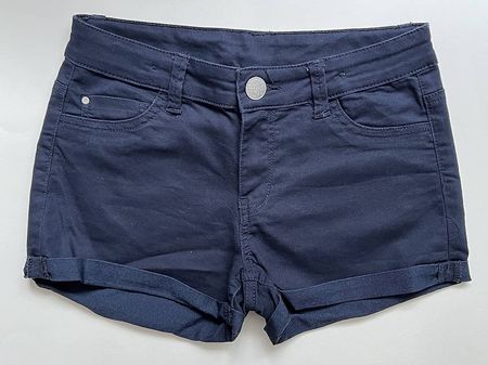 Dunkelblaue Denim Shorts (Gr. 164)
