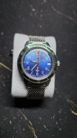 Vostok Komandirskie Blue Dial Watch Green Bezel Stainless St