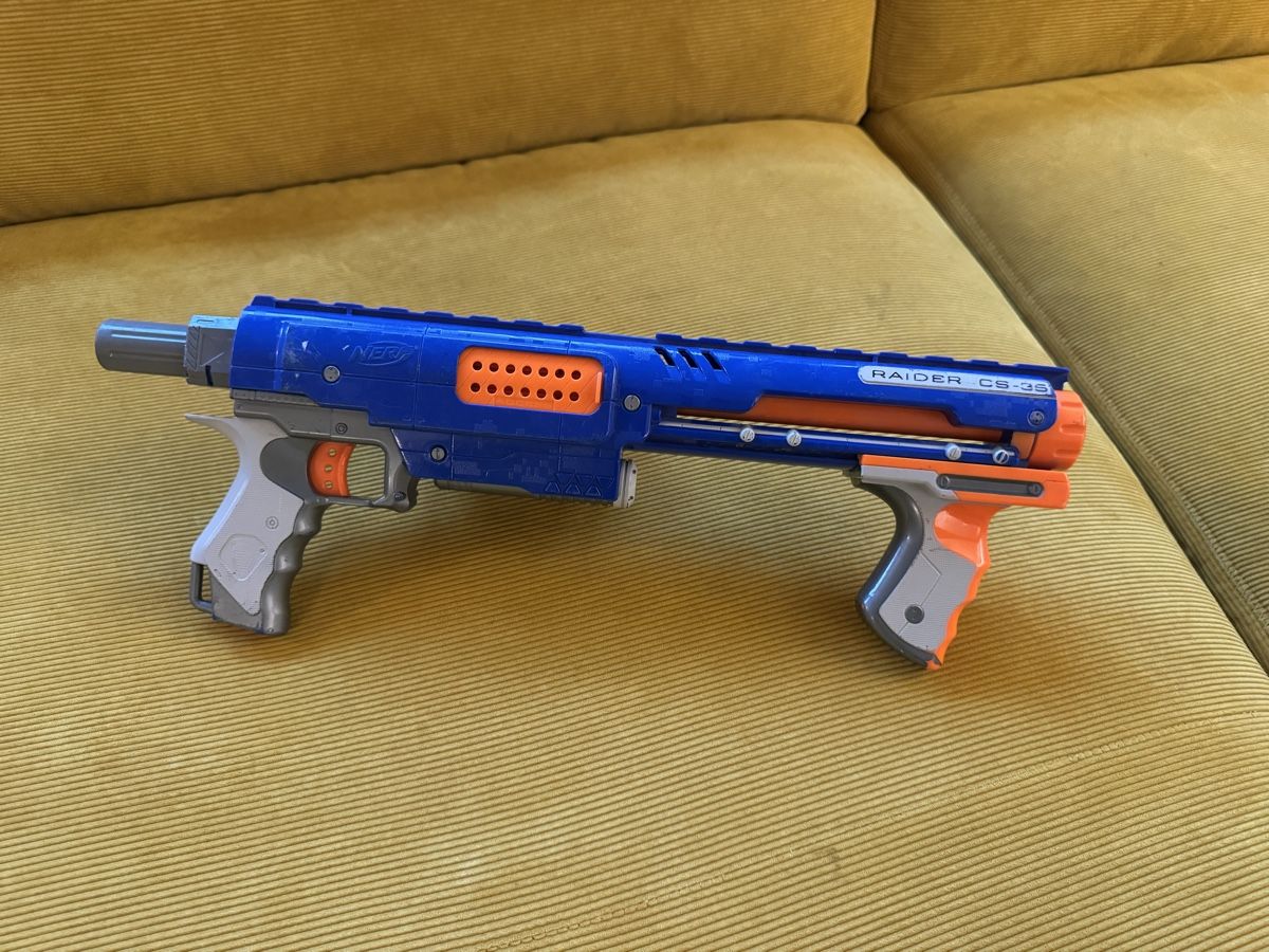 Nerf Spielzeuge: Nerf Raider CS-35 Blaster gebraucht – Gebraucht aus Zweisimmen von Grubenwald11 3