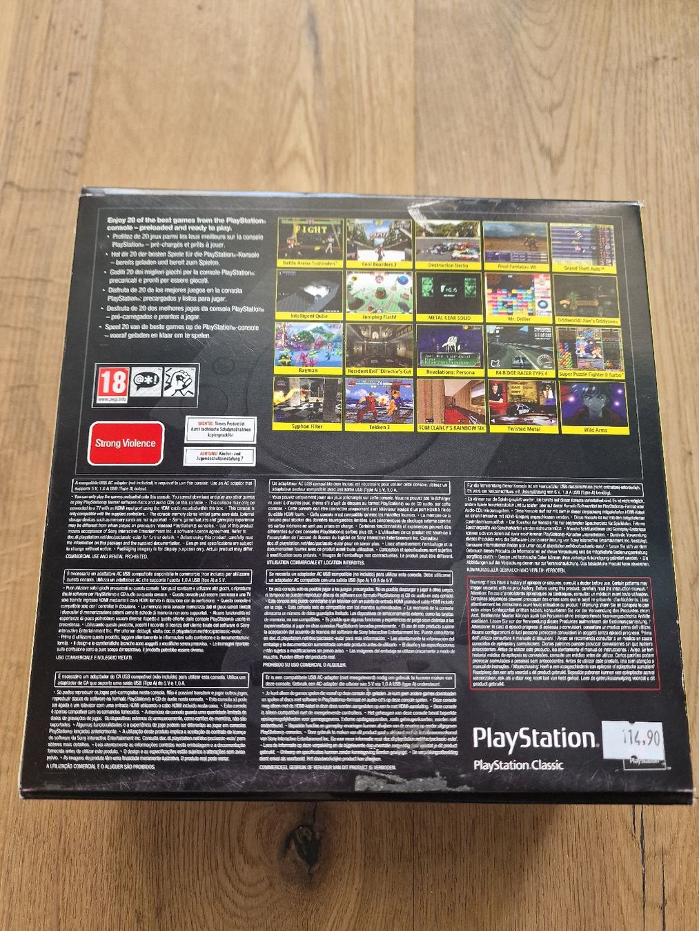 Sony Consoles: Sony PlayStation Classic mini Konsole mit OVP und Controller – D'occasion à Fahrwangen par luk_bhw7 5