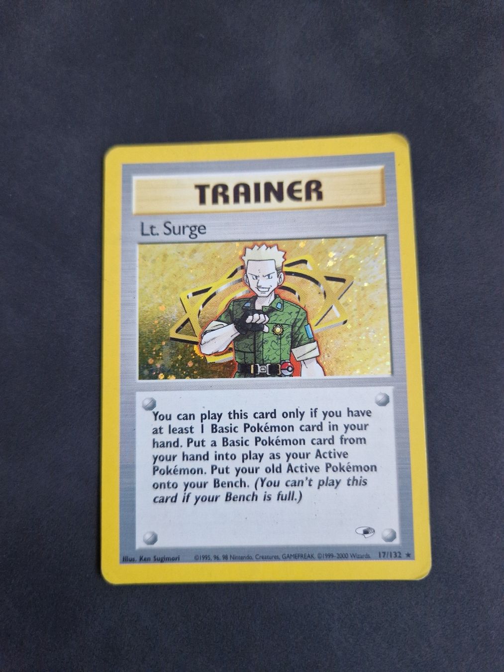 Pokémon Carte collezionabili: Lt. Sorge holo gym heroes  – Nuovo (secondo la descrizione) da Giubiasco venduto da MrGru1992