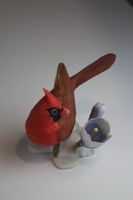 Porzellanfigur "Cardinal" – Franklin Mint 1986 Ab 10.-