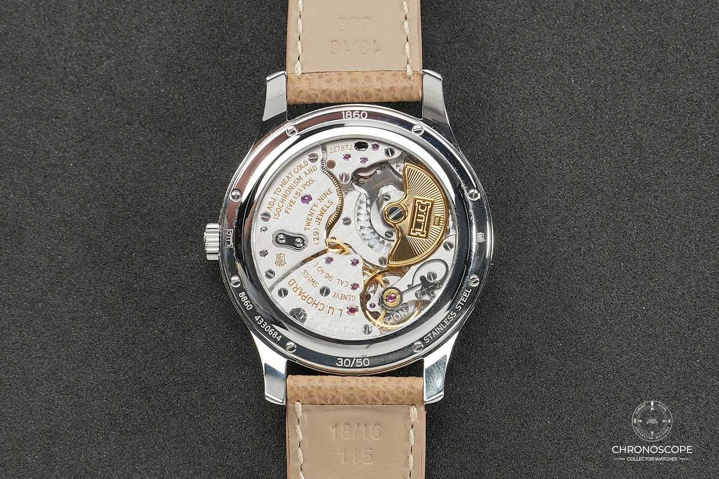 Chopard Orologi: Chopard L.U.C 1860 for Revolution with solid gold dial, LE – Nuovo e nell'imballaggio originale da Luzern venduto da ChronoScope6004 1