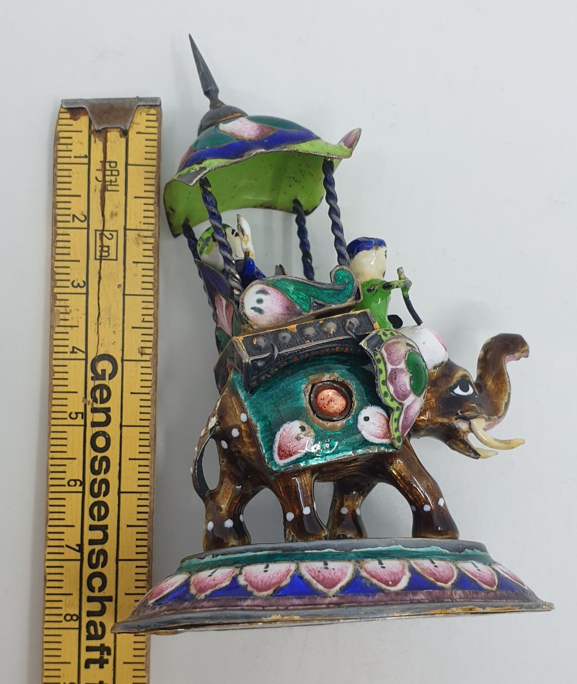 Statuette: Emaillierte Figur Cloisonné Asien, Indien ? – Usato da Emmen venduto da magelan 5