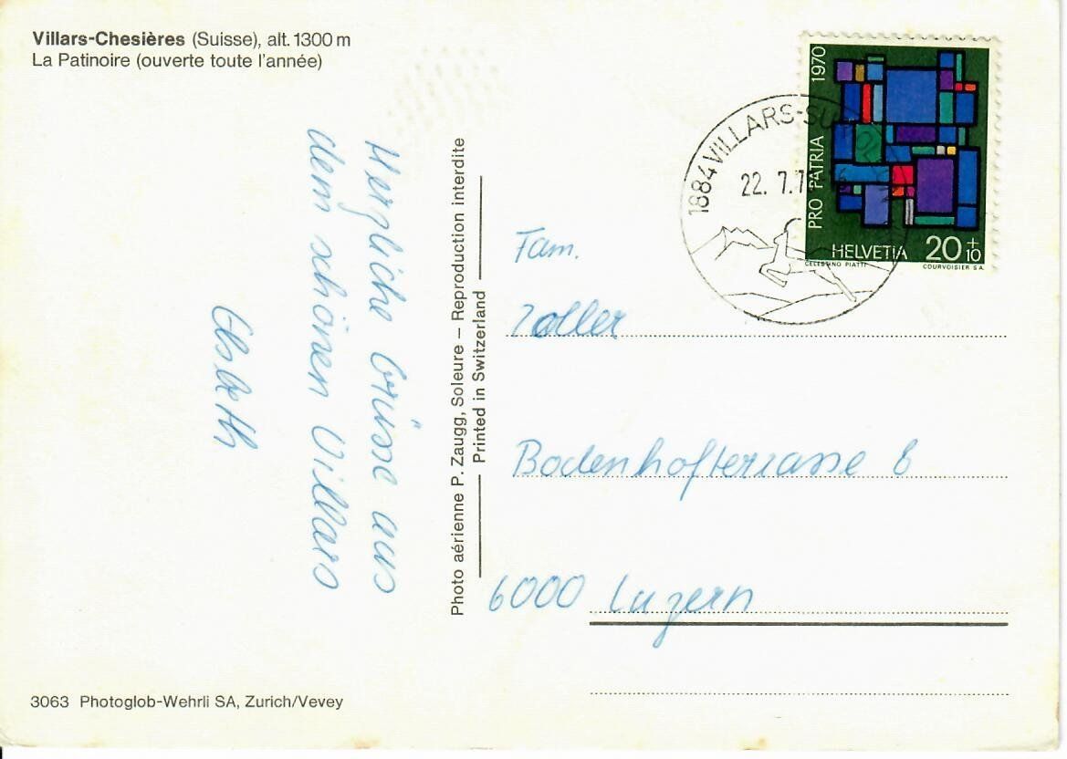 Cartes postales: Villars - Chesières – D'occasion à Hochdorf par Ziegel-16 1