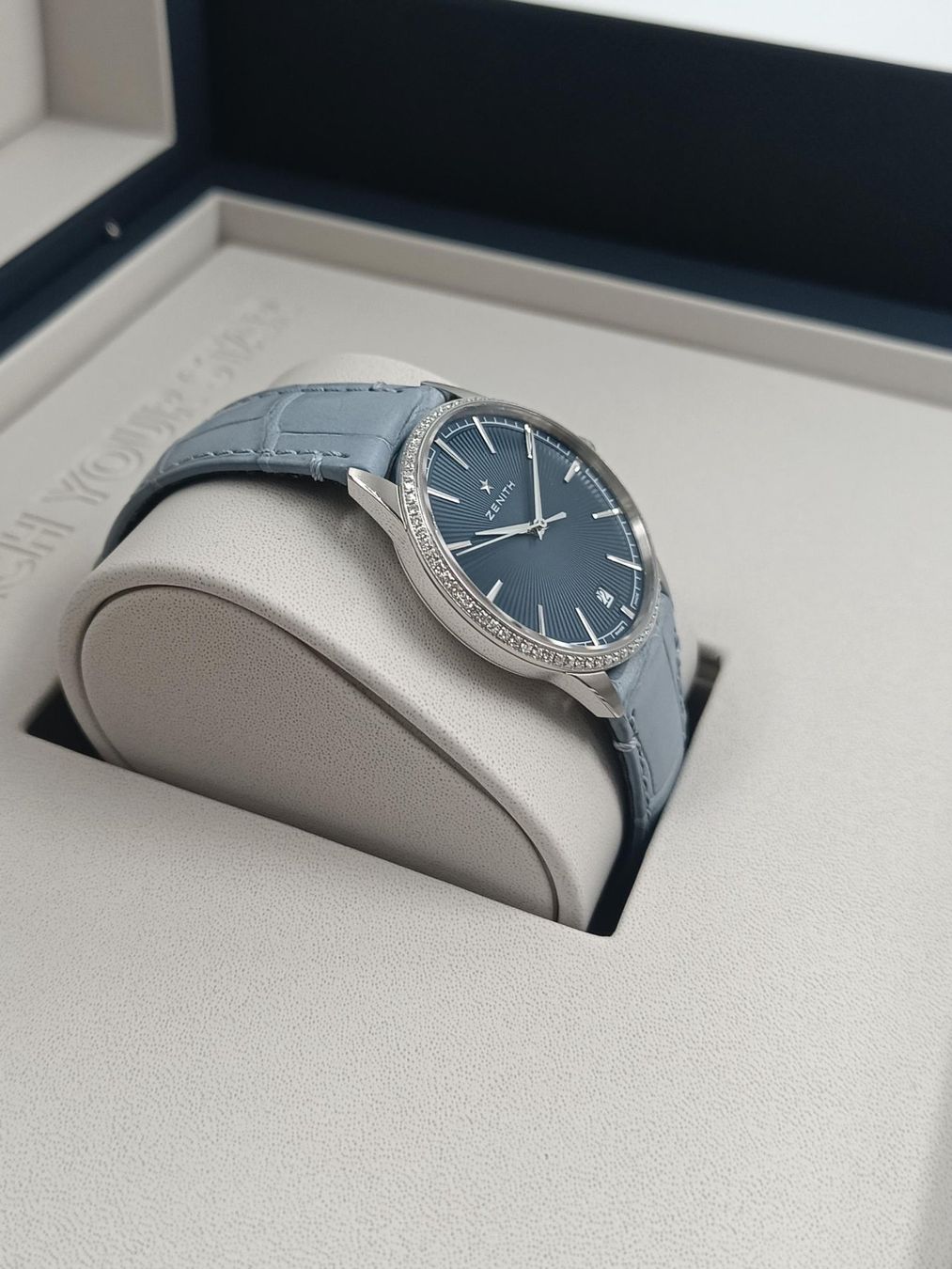 Zenith Orologi: ZENITH "ELITE CLASSIC" MIT DIAMANTLÜNETTE, 36 MM – Nuovo (secondo la descrizione) da Luzern venduto da EdiGem 4
