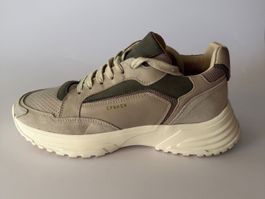 Stylische Copenhagen Sneaker Gr. 41, grau/dunkelgrün