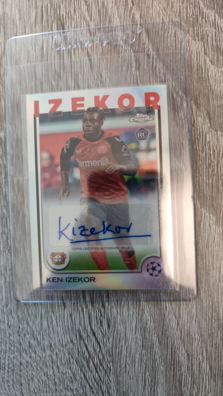 Topps Cartes à collectionner: Topps Chrome 24/25 Ken Izekor mit Autogramm RC – D'occasion à St. Gallen par RudyundFloydCards