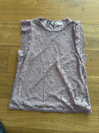 Damen Top Pieces rosa mit Spitze Grösse XL guter Zustand