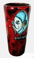 San Marino Vase Fisch poisson Mid Century  vintage