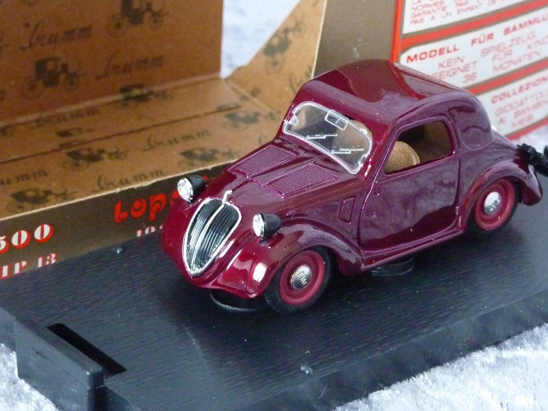 Fiat Modellautos: Fiat Topolino 1:43 – Neu und originalverpackt aus Dürrenäsch von modellautos4you