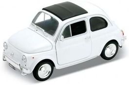 Welly Fiat Nuova 500 White 22515W - 14 cm lang