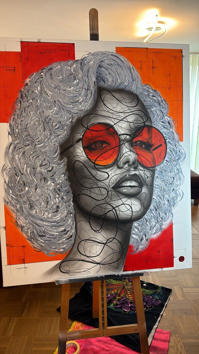 Dipinti: Modernes Marilyn Monroe Originalgemälde 100 x 120 cm – Nuovo (secondo la descrizione) da Perlen venduto da fra_jjt6 3