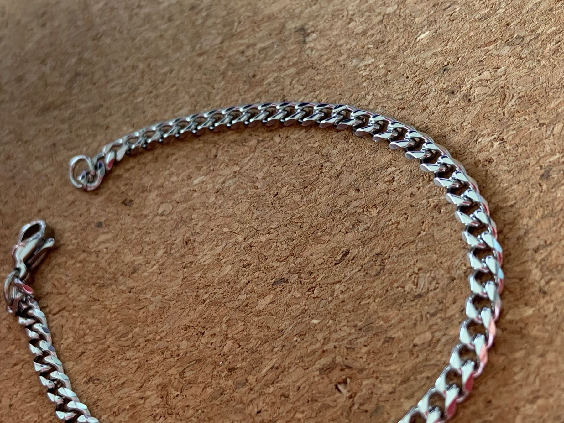 Bracciali & Braccialetti: Armband  Panzerkette silbern (18 cm) – Usato da Laufen venduto da Bellavitaboom 7