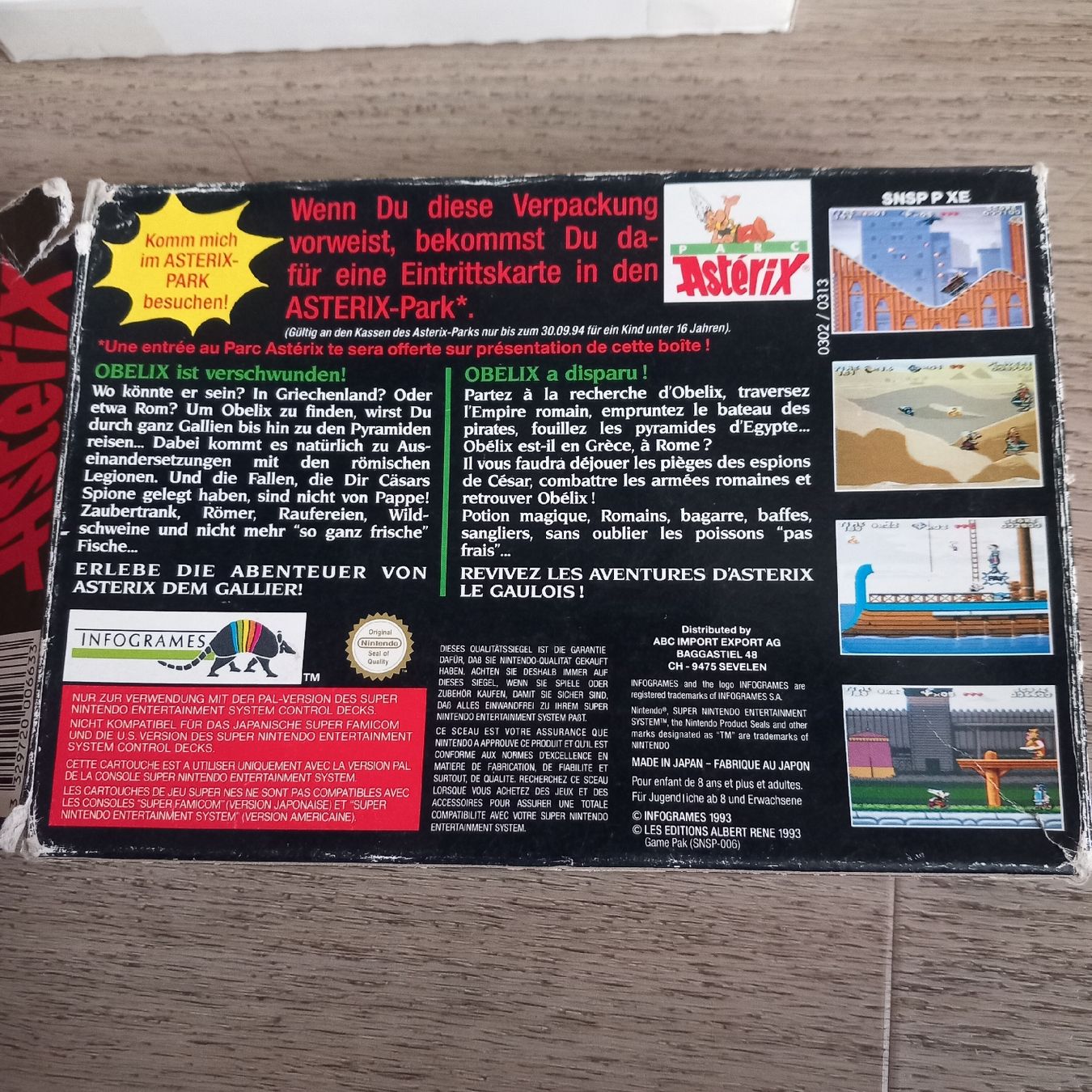 Nintendo Jeux: asterix jeu super nintendo – D'occasion à Chavannes-de-Bogis par senator635 1