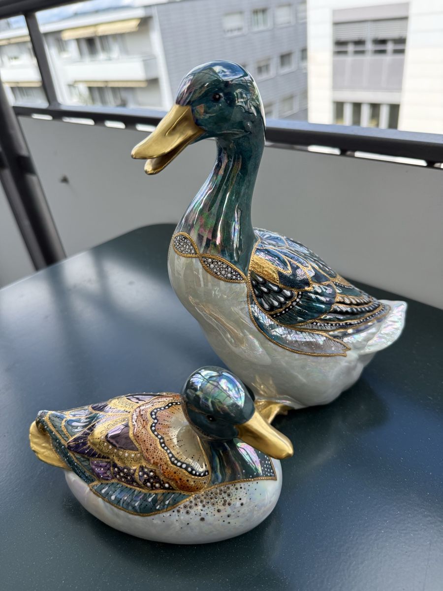 Statuette: Decko Porzellan Enten – Nuovo (secondo la descrizione) da Winterthur venduto da Montreal63 9