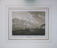Leukerbad Aquatinta von Hegi um 1820
