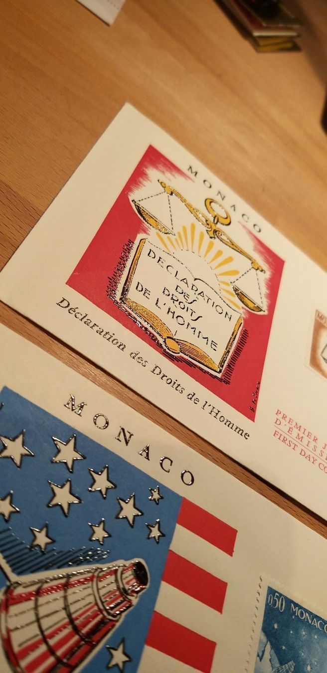 Alle Briefmarken: 4 tolle FDC Monaco 1964 – Gebraucht aus Unterägeri von PhilatelieStudiger 2