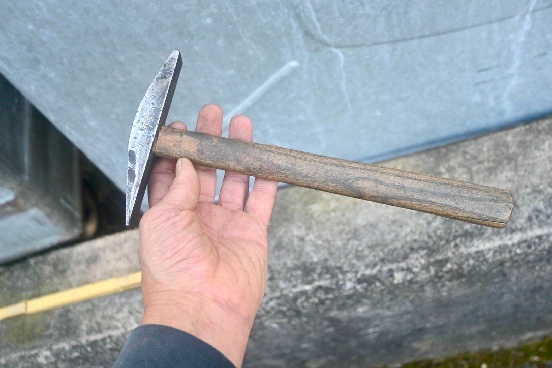 Alle Werkzeuge: antiker Sickenhammer punziert 78 länge 28cm – Gebraucht aus Pfaffhausen von mono_rec 2