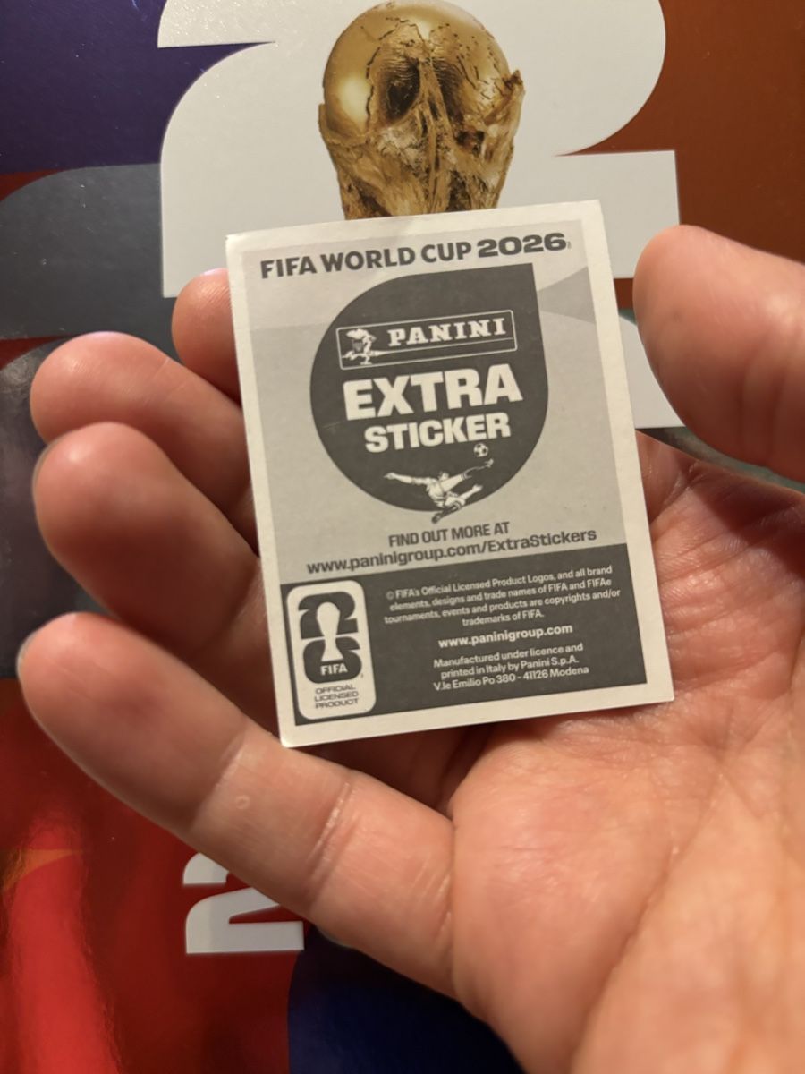 Panini Carte collezionabili: Panini Achraf Hakimi WM Extra Sticker 2026 – Nuovo (secondo la descrizione) da Basel venduto da d-unger 1