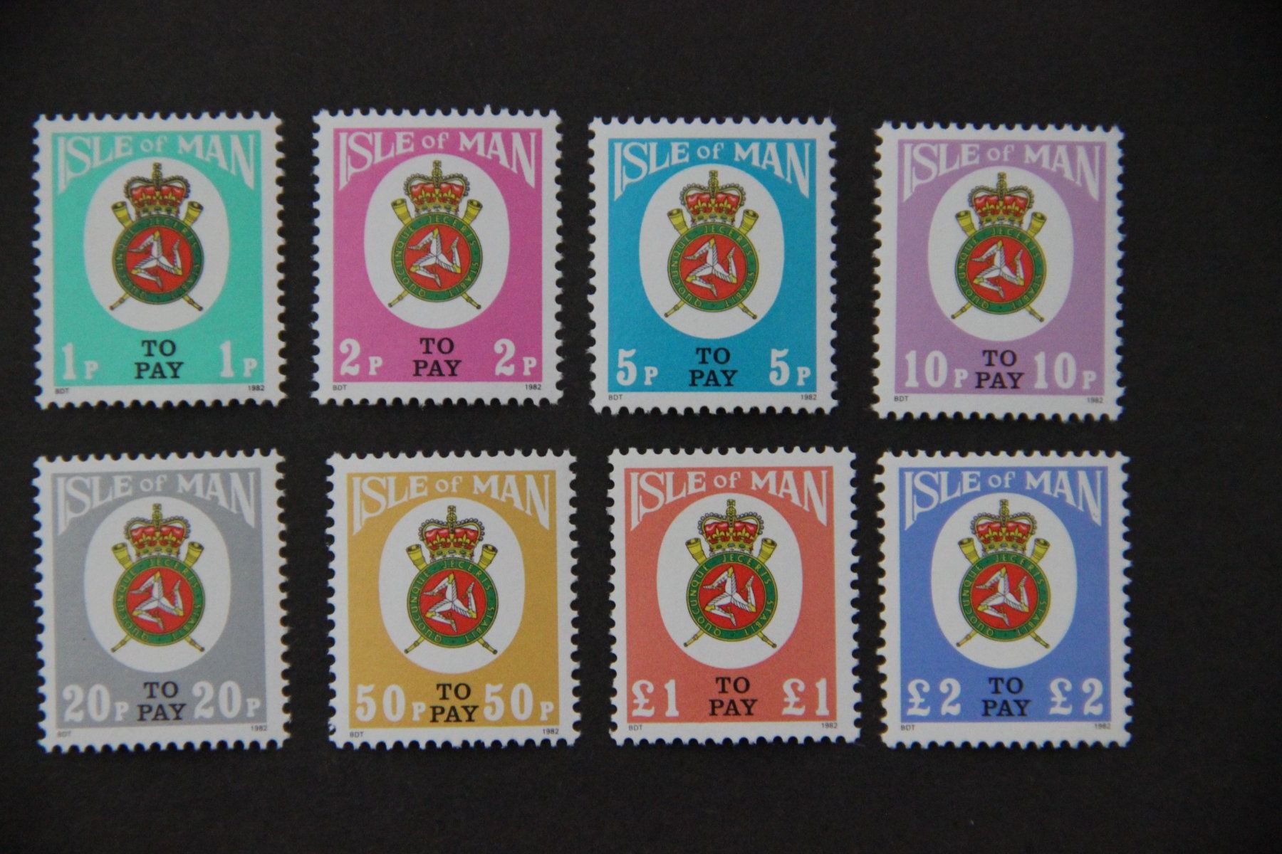 Alle Briefmarken: Isle of Man 1982 - Postage due** – Neu (gemäss Beschreibung) aus Jona von Southafrica07