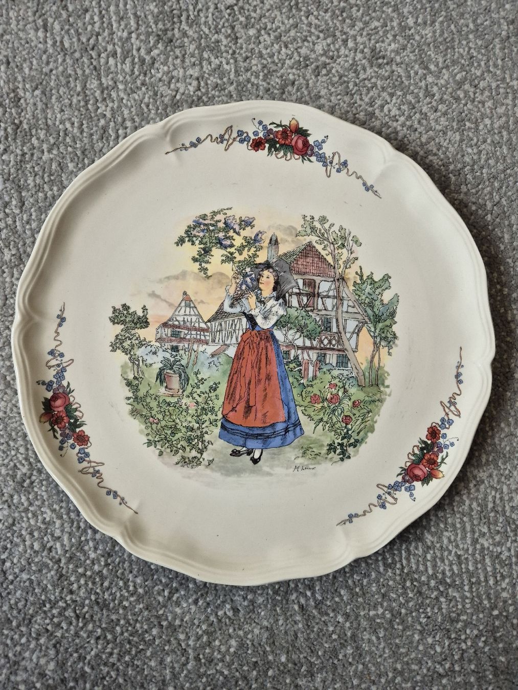 Piatti di portata: Obernai Servierteller, Sammlerstück, 34cm – Usato da Eschlikon TG venduto da zuzanka80