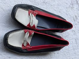 Elegante Mokassins Grösse 6.5, Sommerlicher Look