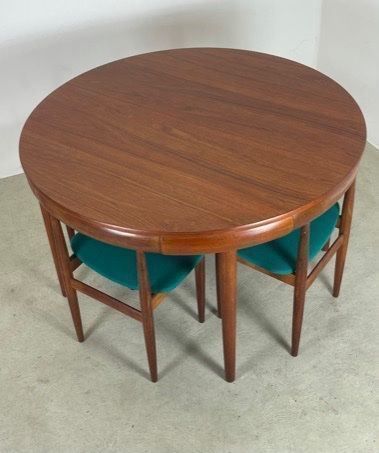 Tische: Hans Olsen Roundette Tischset Rojle 50s – Gebraucht aus Basel von MidMod20C