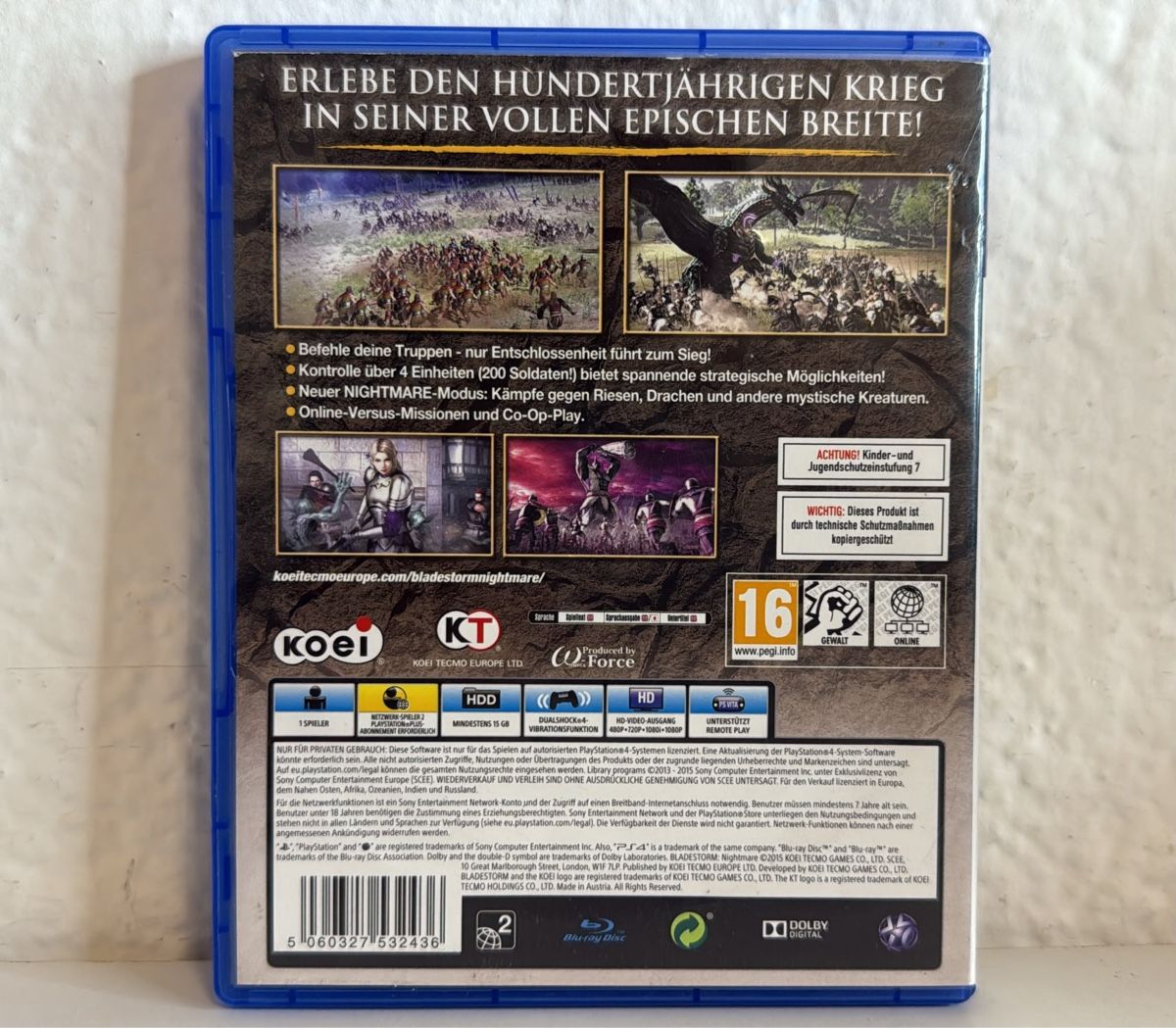 Sony Jeux: BladeStorm Nightmare PS4/PS5 Game disc and case – D'occasion à Ehrendingen par bubulence 1