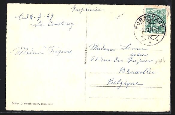 Cartes postales: Rorschach am Bodensee, Teilansicht u. Bl – D'occasion à Berlin par bartko-reher 1