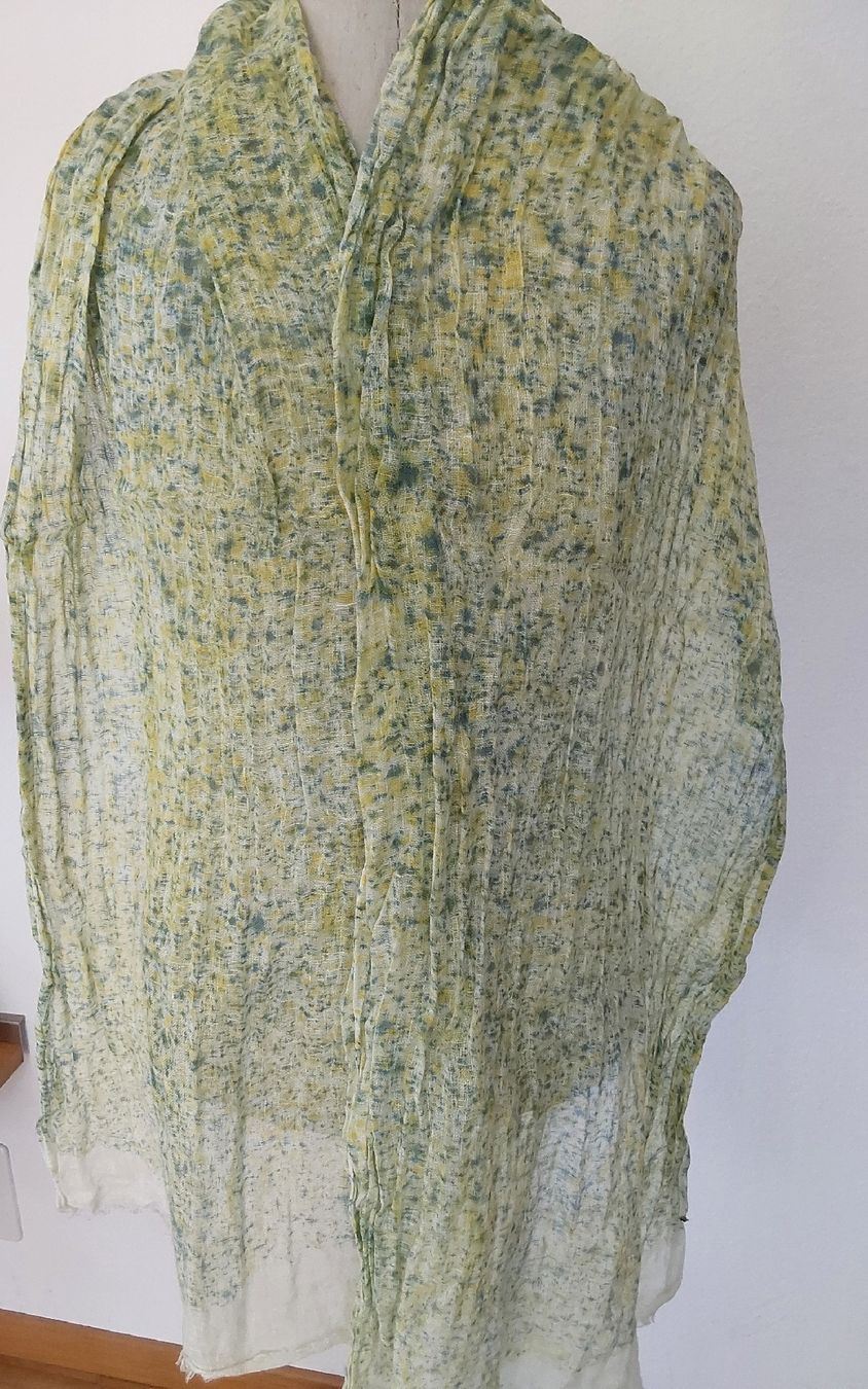 Foulard & Sciarpe: Schal grün gelb – Usato da Köniz venduto da scopello12 1
