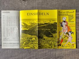 Einsiedeln Werbeprospekt von 1970