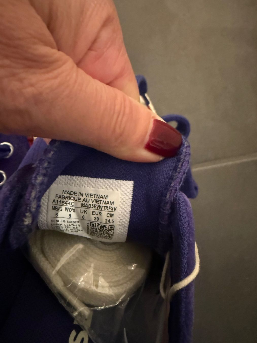 Converse Scarpe da donna: Converse All Star blau-violett, Grösse 39 – Nuovo (secondo la descrizione) da Wittinsburg venduto da redrose296 3