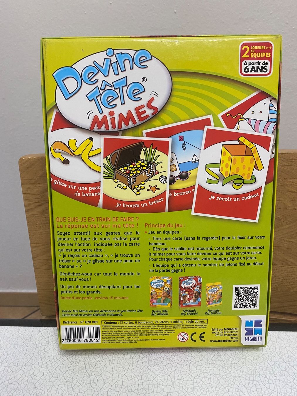 Giochi: JEU DEVINE TÊTE MIMES – Usato da chiasso venduto da Wulli 1