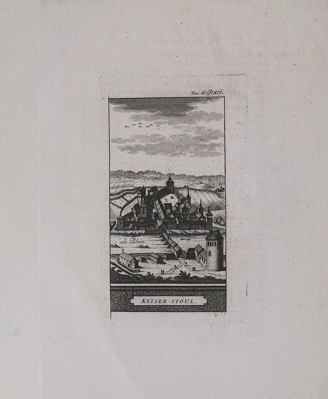 Incisioni: Kaisersthul Kupferstich von 1778 – Usato da Rafz venduto da Helvet32