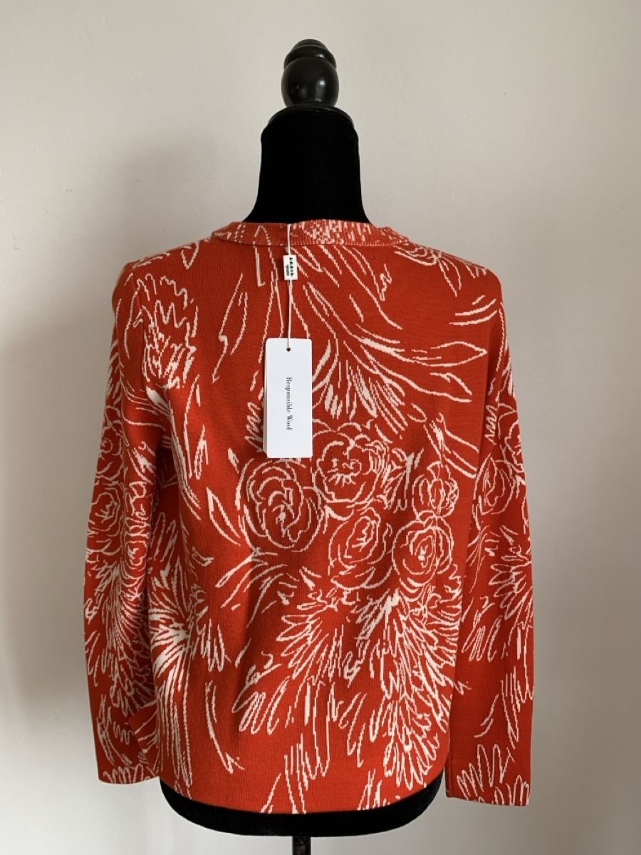 Akris Maglioni & Felpe: AKRIS: OVP/Exklusiv gemusterter Pullover, 36, Etikette 695.0 – Nuovo e nell'imballaggio originale da Luzern venduto da paulablue 2