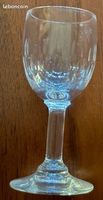 7 verres   cristal vintage