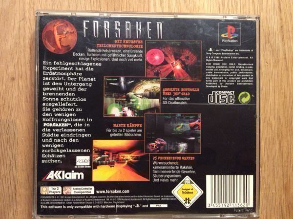 Sony Giochi: Forsaken für Sony PlayStation – Usato da Kestenholz venduto da Inna09 1
