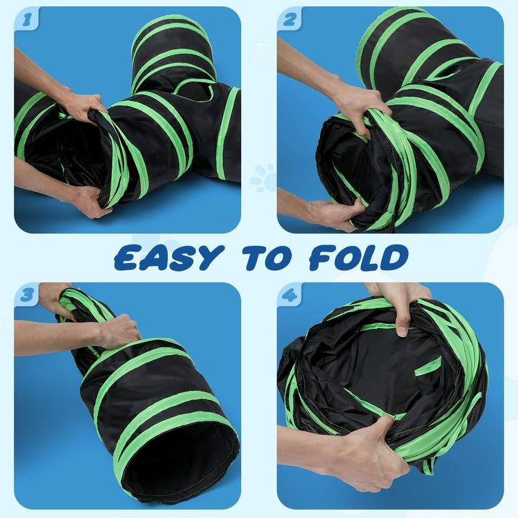 Jouets: Katzenspielzeug Katzentunnel 4-Wege Spieltunnel Röhre +Tasch – Neuf avec emballage d'origine à Herisau par Glimmerconer 4