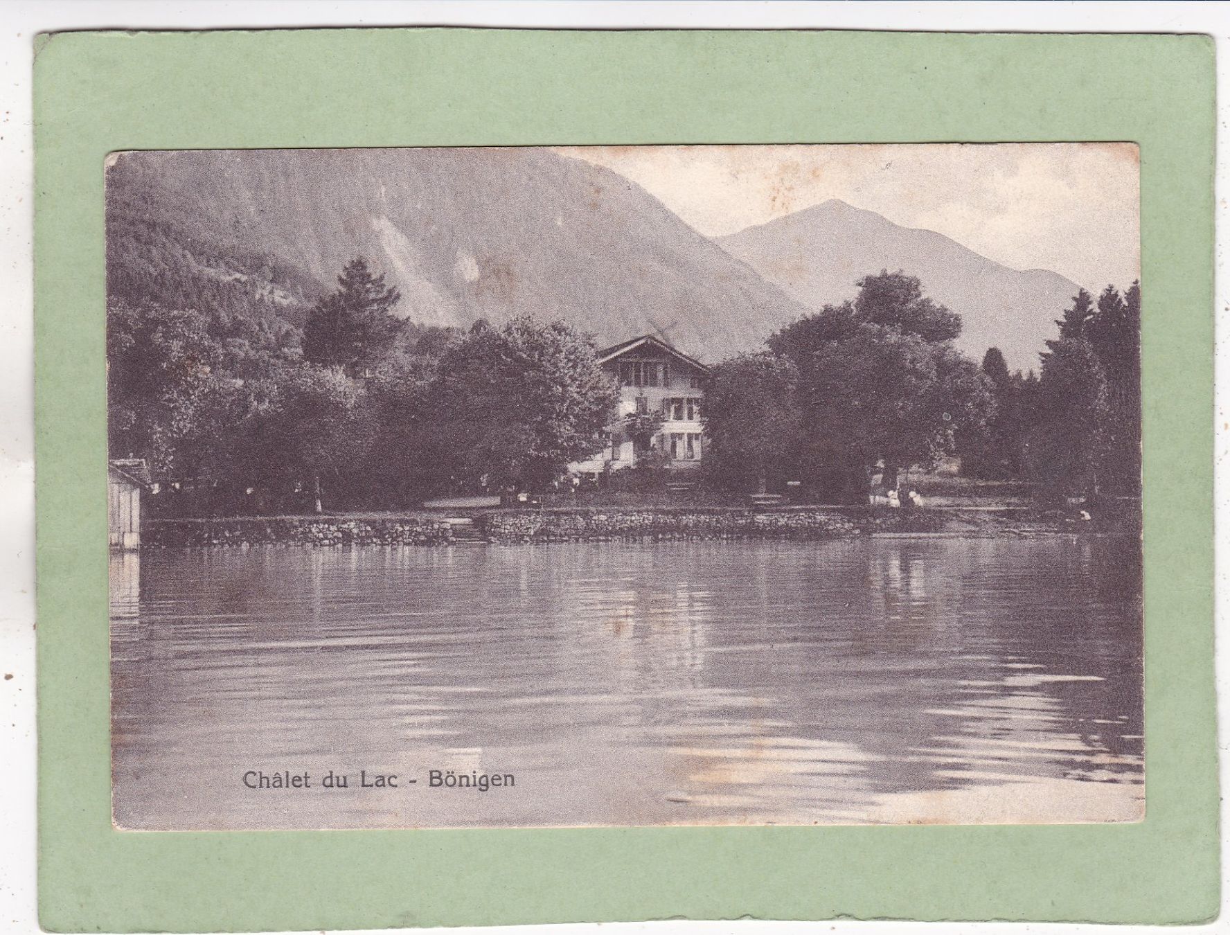 Ansichtskarten: Bönigen Chalet au Lac 1923 – Defekt aus Herisau von Lisegrat2008