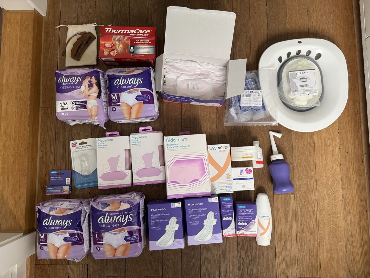 Prodotti di pulizia: Large Postpartum Recovery Bundle – Nuovo e nell'imballaggio originale da Zürich venduto da isa_rr6f
