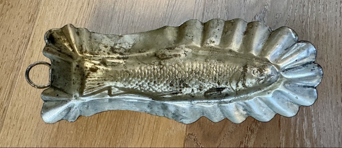 Backformen: Antike Backform Fisch seltene Form, 25 cm – Gebraucht aus Rothrist von Luckywinner 2
