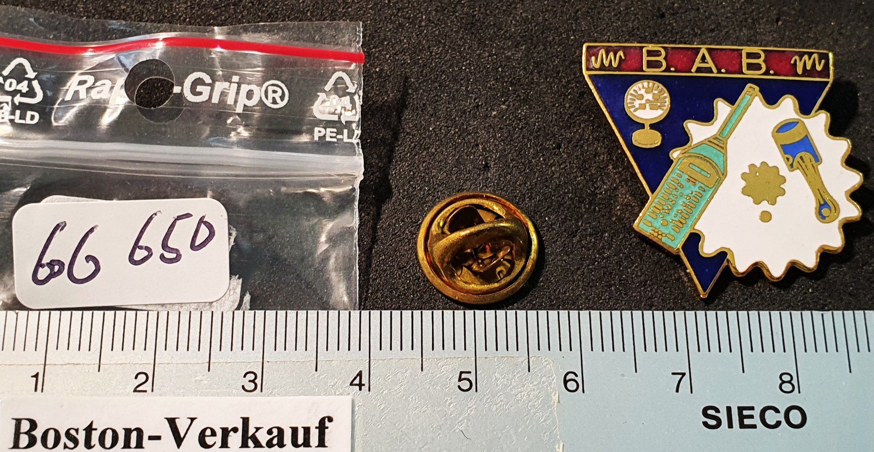 Placchette & Badge: GG650 - Pin Genfer Sammlung - B.A.B. – Usato da Reinach BL venduto da Boston-Verkauf 1