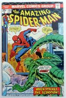 AMAZING SPIDER-MAN #146 VS. SCORPION WITH MARVEL STAMP 1975