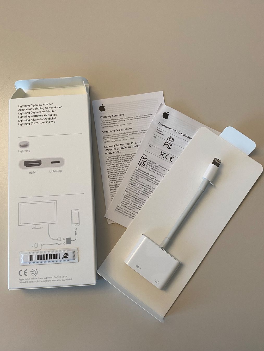 Apple Laufwerke & Adapter: Apple Lightning Digital AV Adapter MD826ZM/A – Gebraucht aus obfelden von garenipa